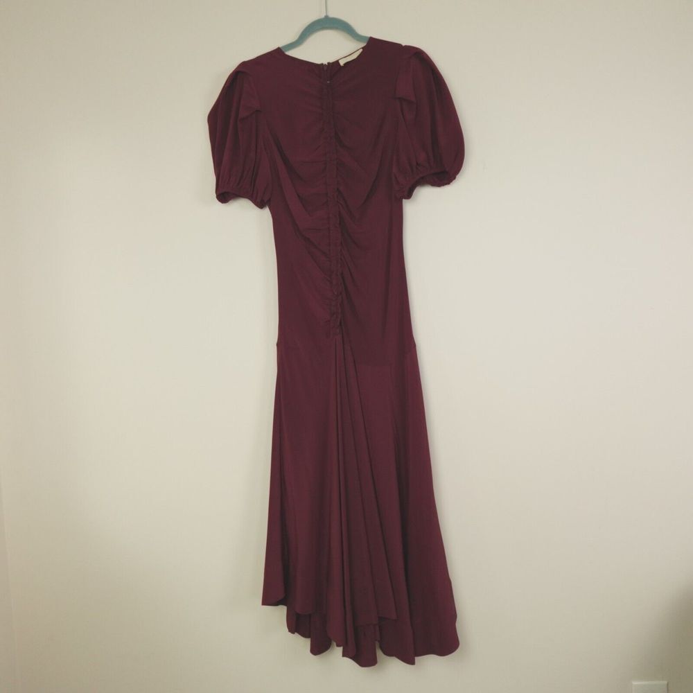 Ulla Johnson Burgundy Midi Dress